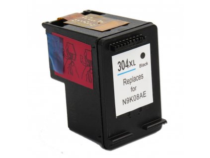 hp no.304xl cierna black alternativna lacna kompatibilna napln tinta.sk