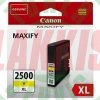 Canon 9267B001 / PGI 2500 XL Y - Originální žlutá inkoustová náplň Canon pro tiskárny Canon Maxify iB 4000 Series / iB 4050 / MB 5000 Series / MB 5050 / MB 5300 Series / MB 5350