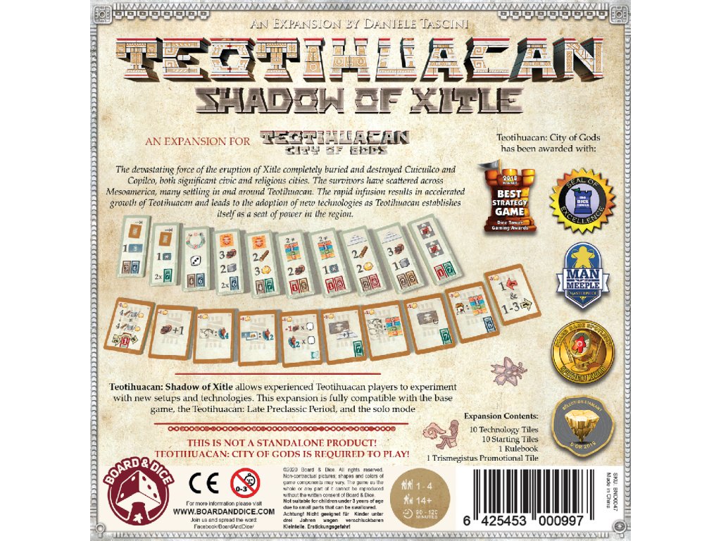 Board&Dice Teotihuacan: Shadow of Xitle Obrázek