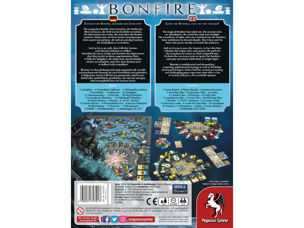 Pegasus Spiele Bonfire EN/DE Obrázek