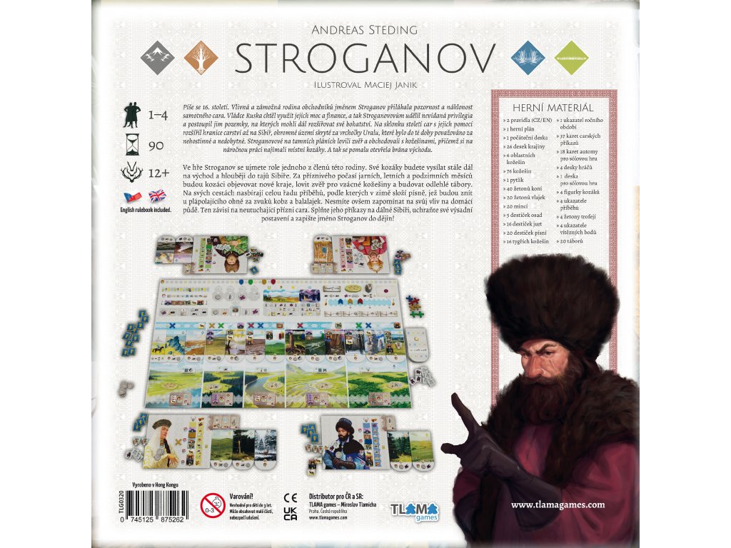 TLAMA games Stroganov CZ+ENG Obrázek