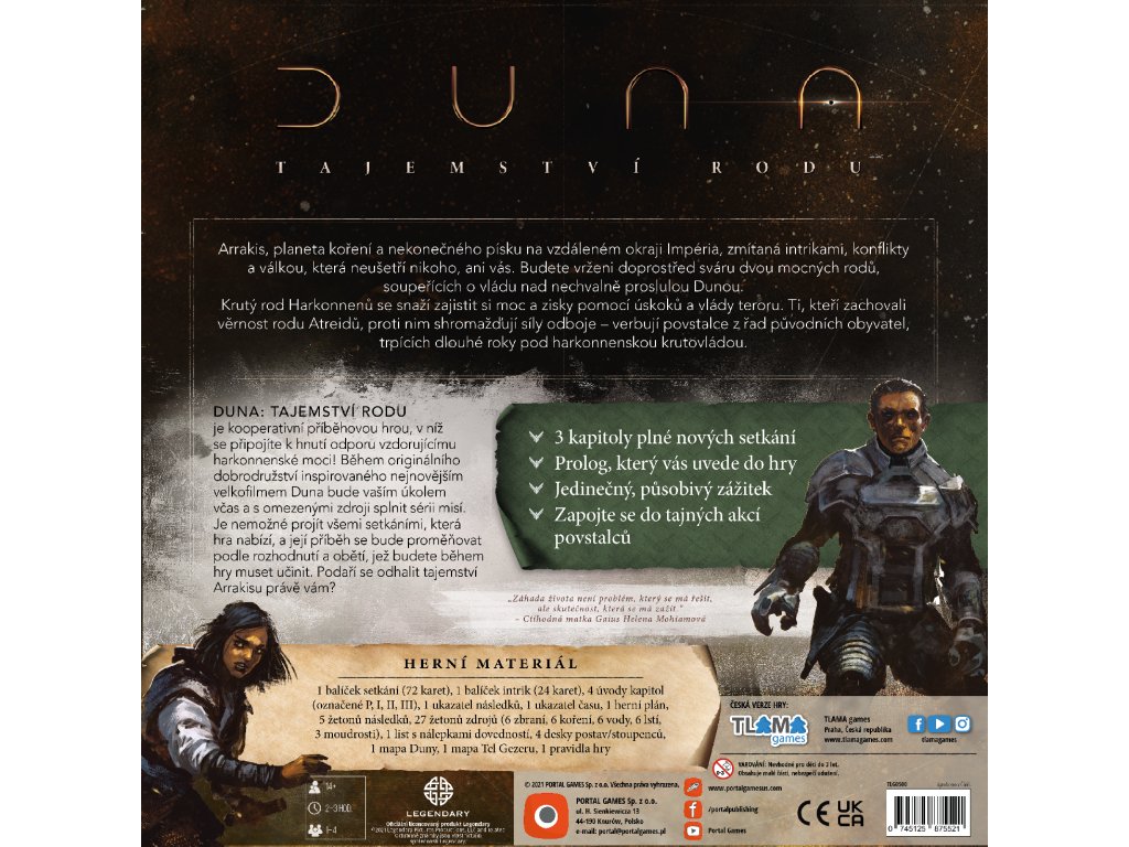 TLAMA games Duna: Tajemství rodu Obrázek