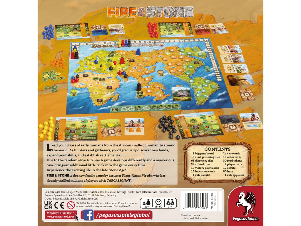 Pegasus Spiele Fire & Stone Obrázek