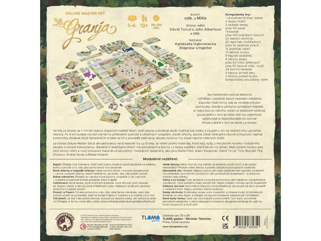 TLAMA games La Granja: Deluxe Master Set CZ Obrázek