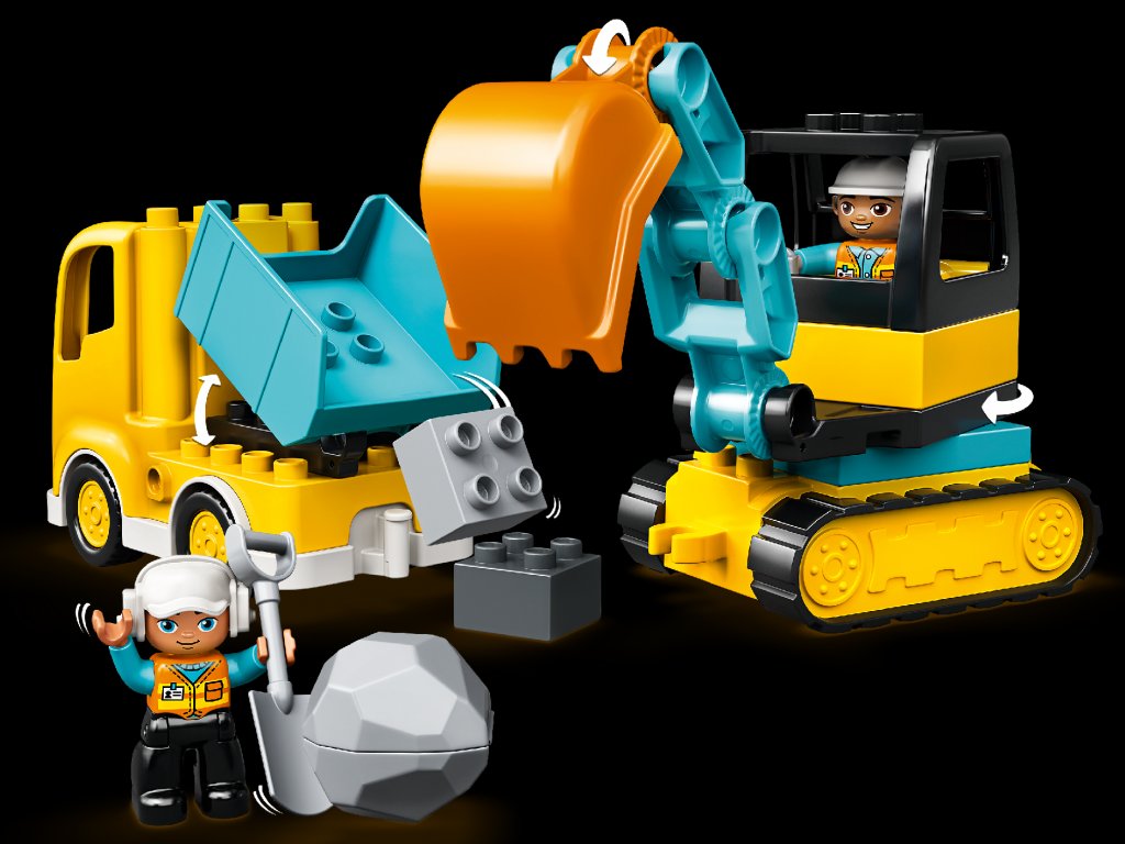 LEGO® Náklaďák a pásový bagr 10931 Obrázek