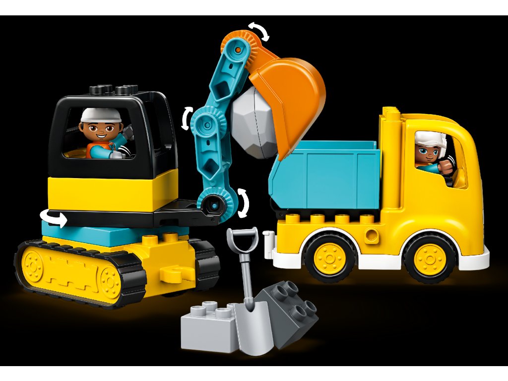 LEGO® Náklaďák a pásový bagr 10931 Obrázek