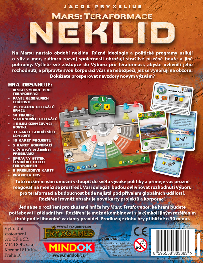 Mindok Mars: rozšíření 5 - Neklid Obrázek