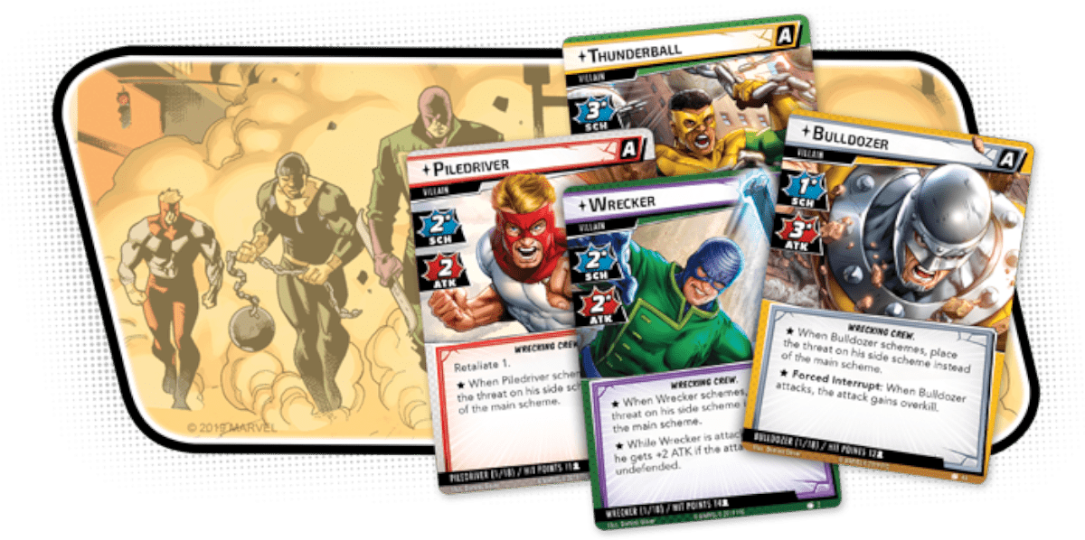 Fantasy Flight Games Marvel Champions: The Wrecking Crew - Scenario Pack - EN Obrázek