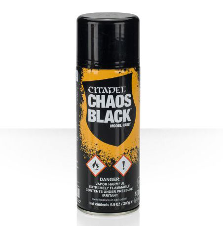 Citadel Spray - Chaos Black Obrázek