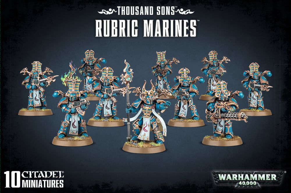 Games Workshop Thousand Sons: Rubric Marines Obrázek