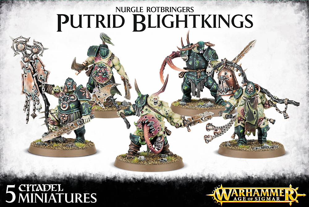 Games Workshop Nurgle Rotbringers: Putrid Blightkings Obrázek