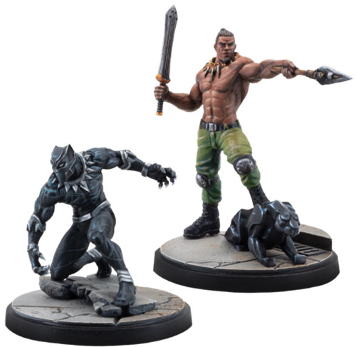 Atomic Mass Games Marvel Crisis Protocol: Black Panther and Killmonger Obrázek