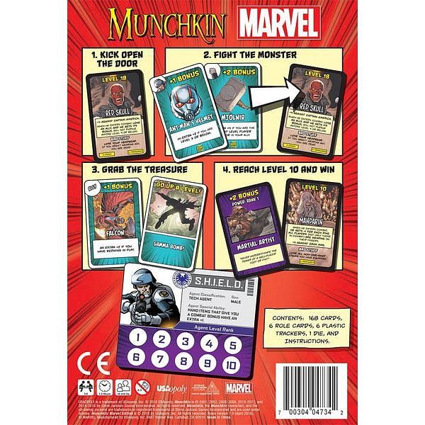 USAopoly Munchkin: Marvel Edition Obrázek