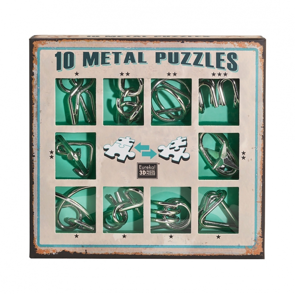 Albi Sada 10 hlavolamů - červená Obrázek