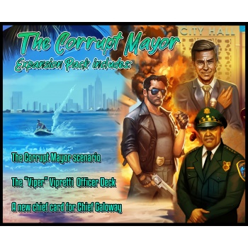 BLack Key Games Code 3: The Corrupt Mayor Expansion Pack Obrázek