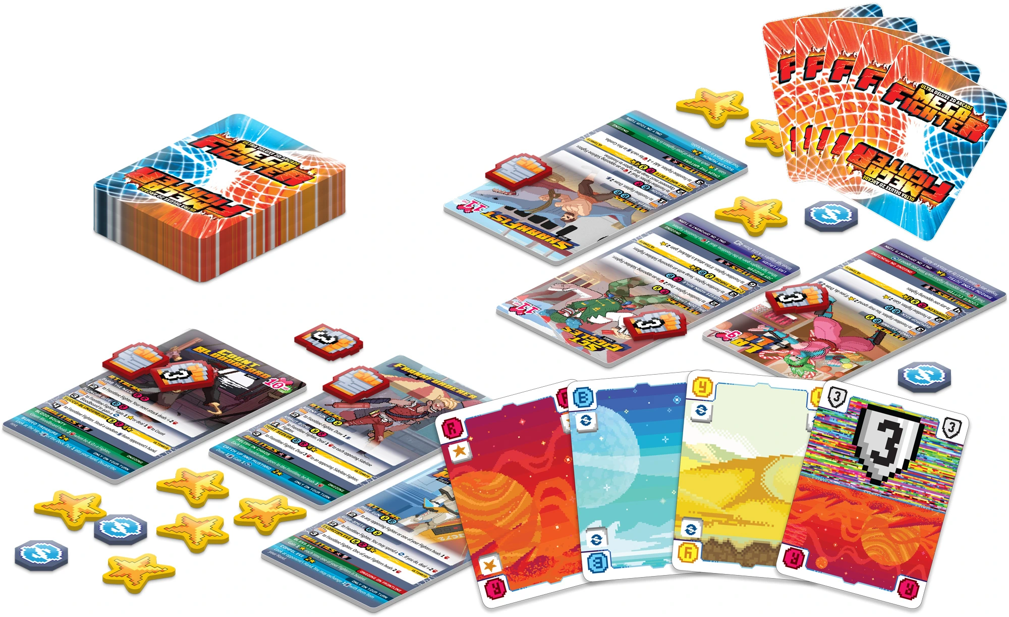 WizKids Ultra Deluxe 2D Arcade Mega Fighter Obrázek