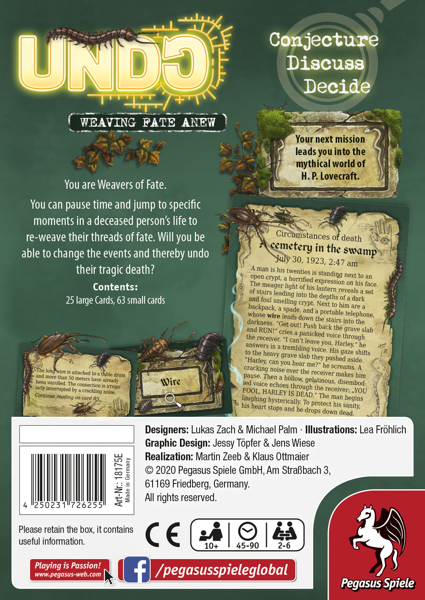 Pegasus Spiele UNDO - Forbidden Knowledge Obrázek