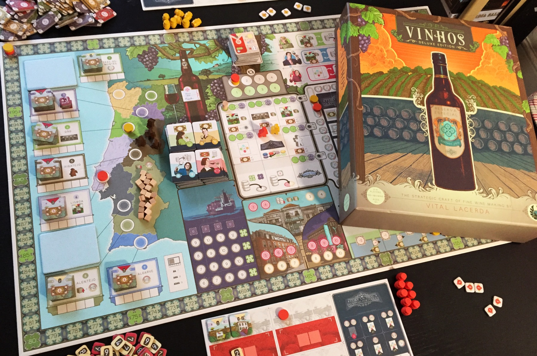 Eagle-Gryphon Games Vinhos Deluxe Kickstarter edice Obrázek