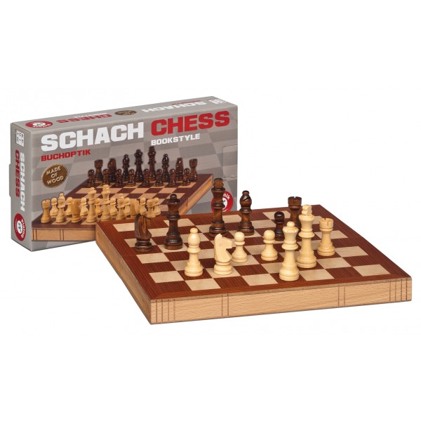 Piatnik Šachy dřevěné  BOOKSTYLE Obrázek