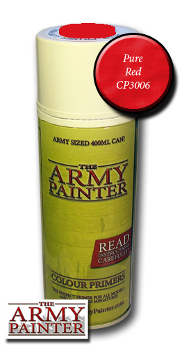 Army Painter - Color Primer - Pure Red Spray 400ml Obrázek
