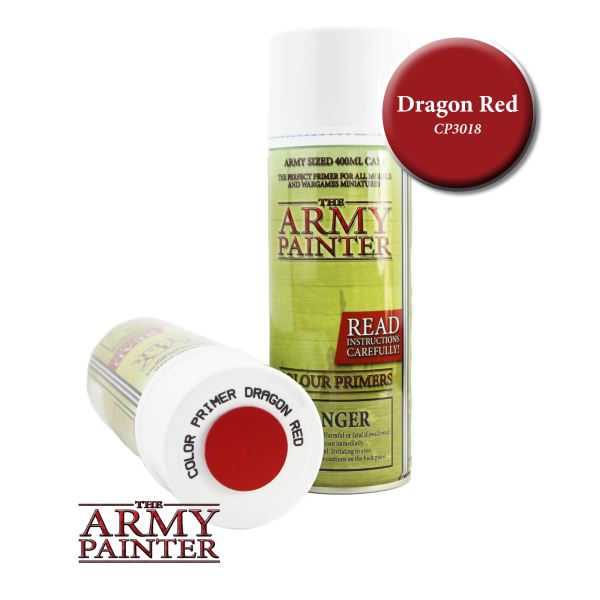 Army Painter - Color Primer - Dragon Red Spray 400ml Obrázek