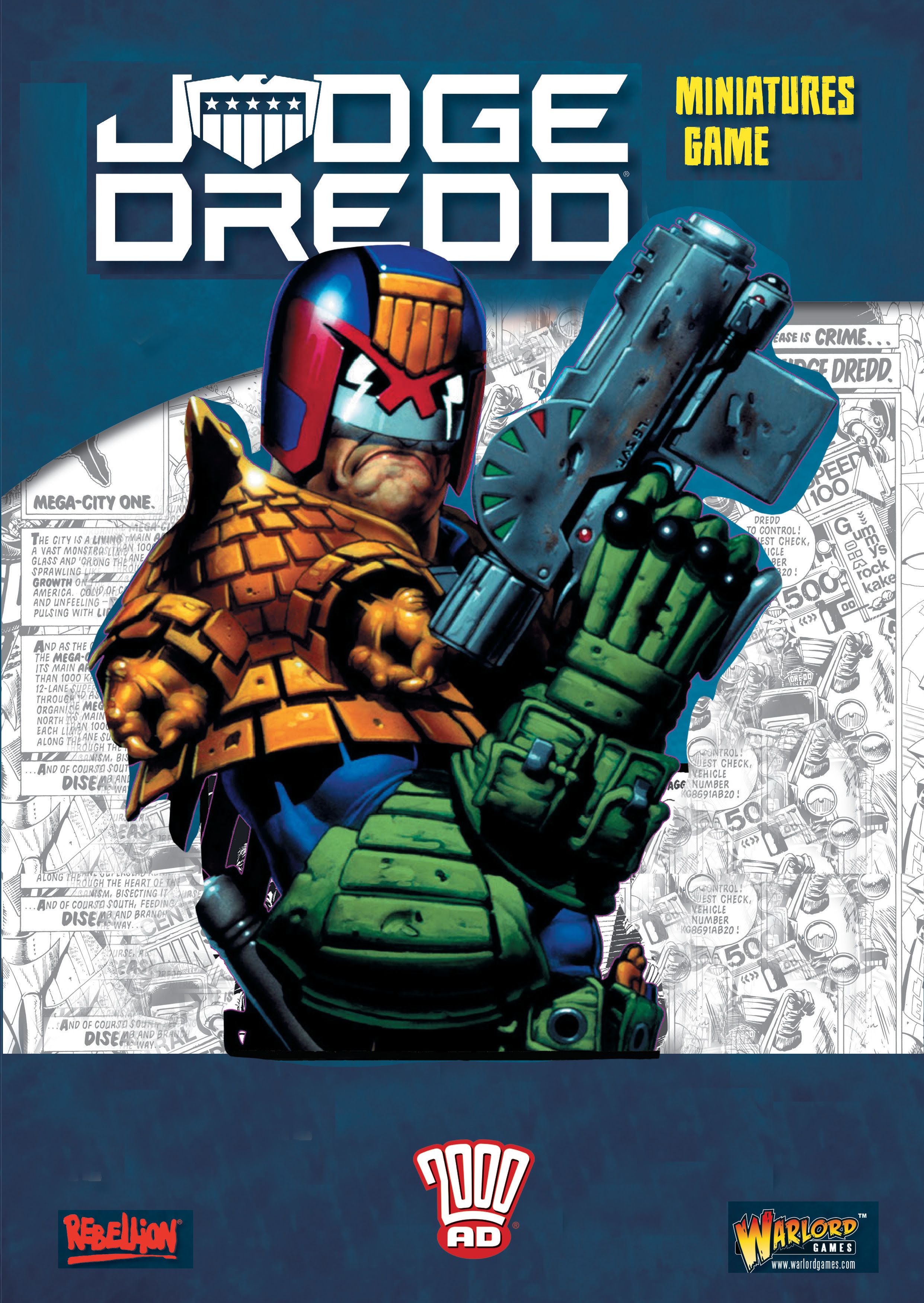 Warlord Games Judge Dredd Rulebook Obrázek