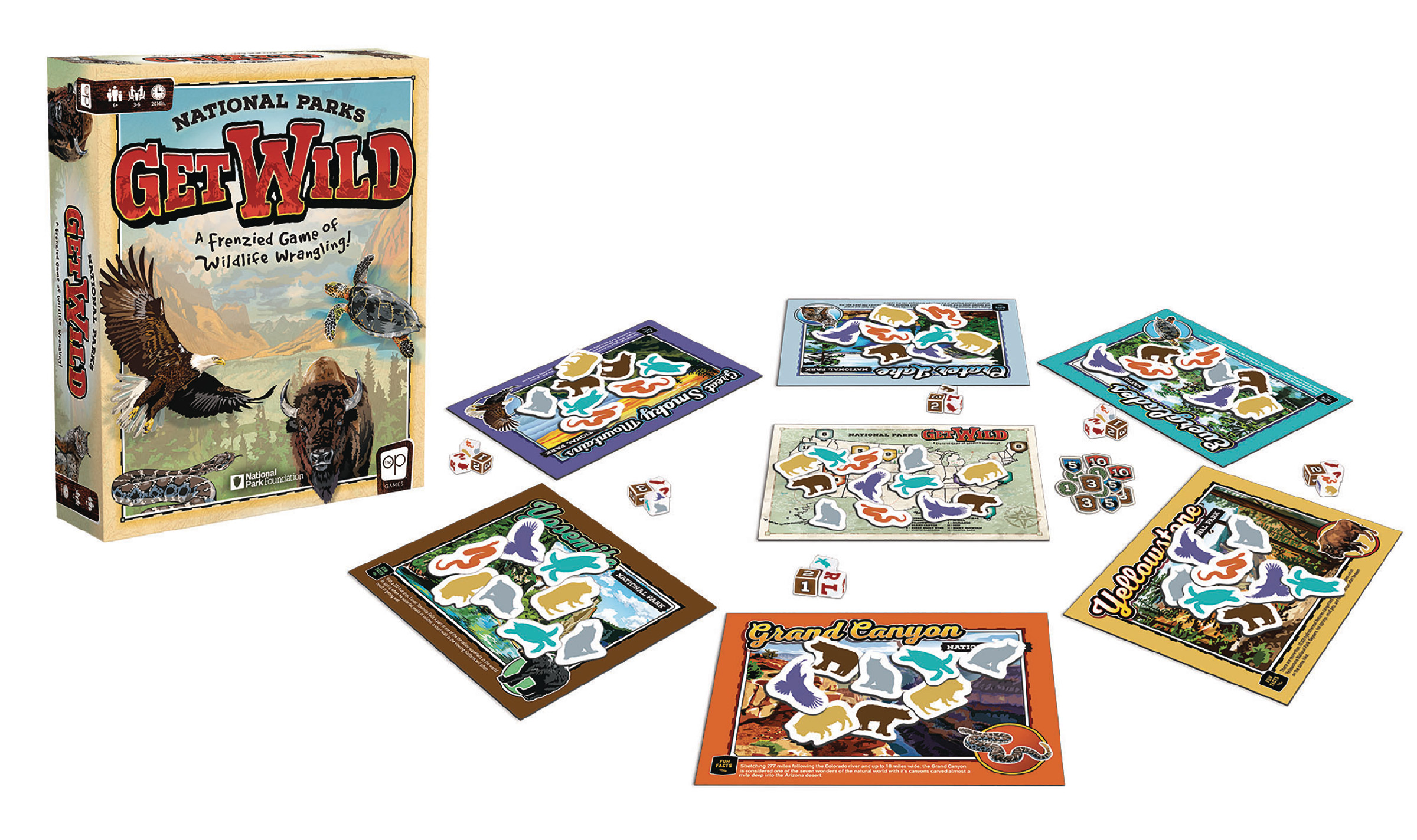 USAopoly National Parks Get Wild Obrázek