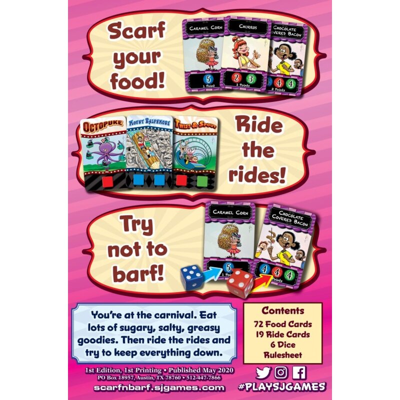 Steve Jackson Games Scarf N Barf Obrázek