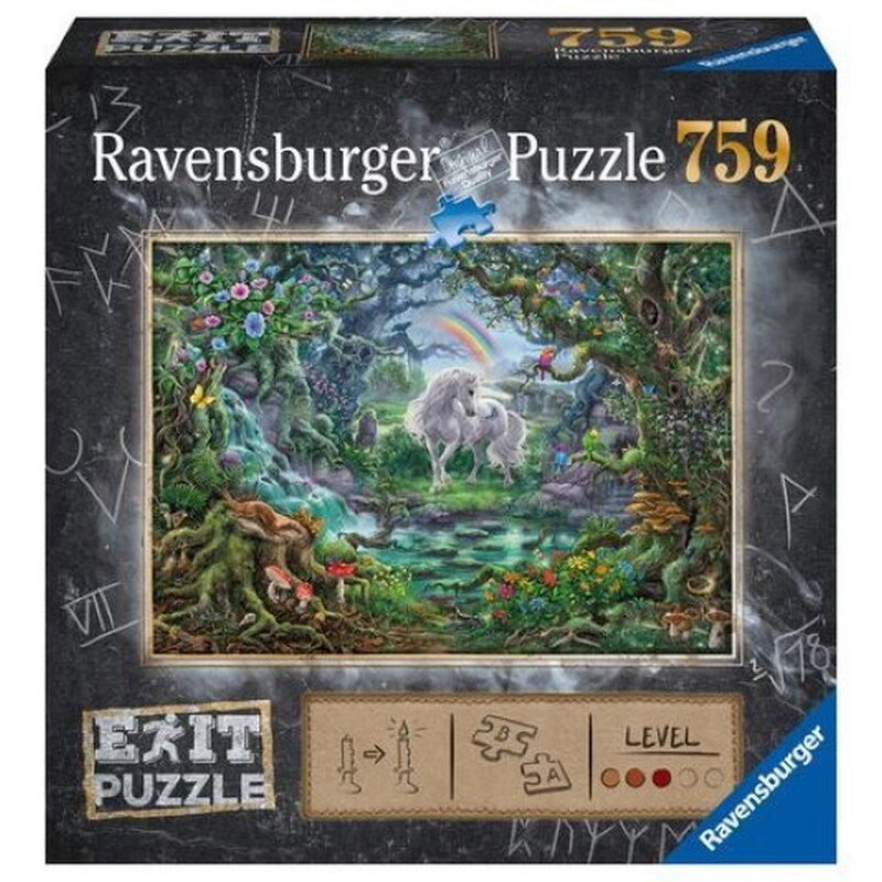 Ravensburger EXiT Puzzle: Das Einhorn (Jednorožec) Obrázek