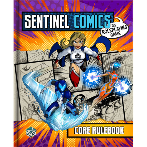 Greater Than Games Sentinel Comics RPG Core Rulebook Obrázek