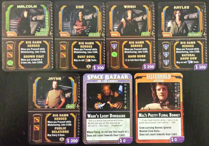 Gale Force Nine Firefly The Game: Expansion Promo Card Pack Obrázek