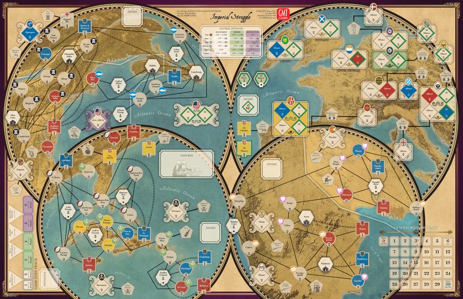 GMT Games Imperial Struggle Obrázek