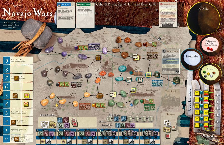 GMT Games Navajo Wars, 2nd Printing Obrázek