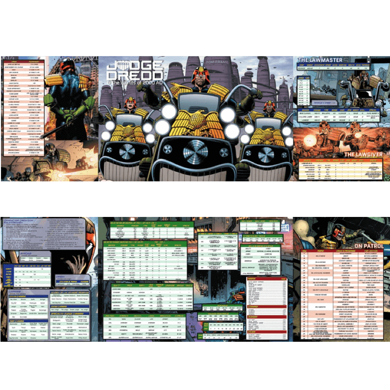 Modiphius Entertainment Judge Dredd RPG GM Screen Obrázek