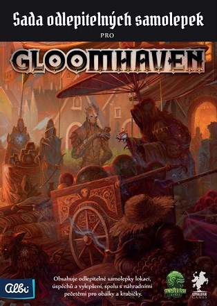 Albi Gloomhaven: Odlepitelné samolepky Obrázek