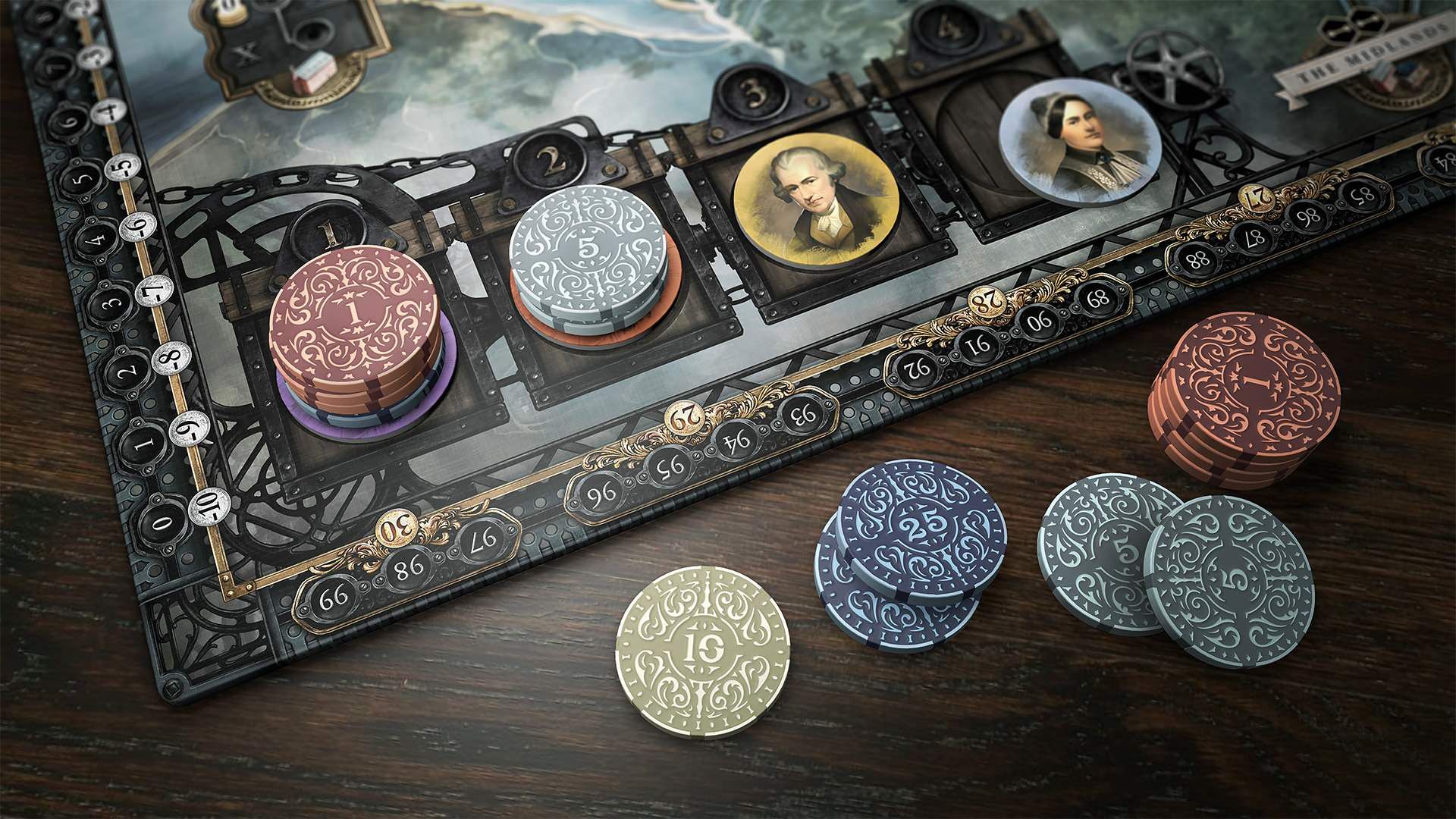 Roxley Games Iron Clays 200 Printed box with chips Obrázek