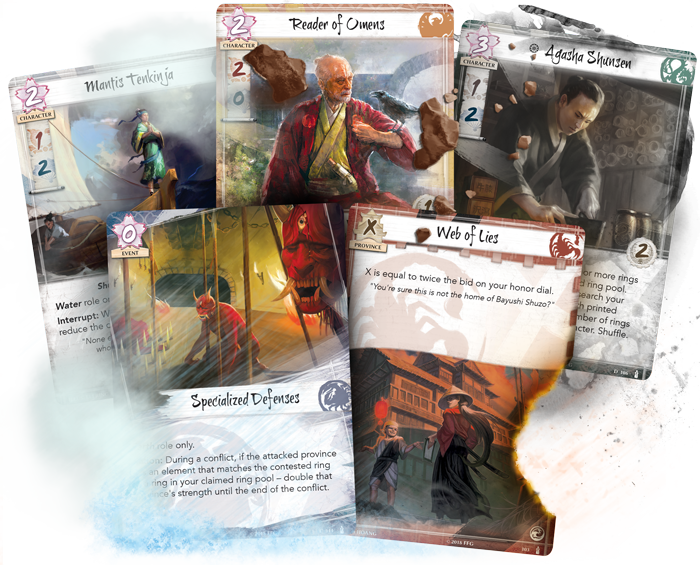 Fantasy Flight Games Legend of the Five Rings: The Card Game - Elements Unbound Obrázek
