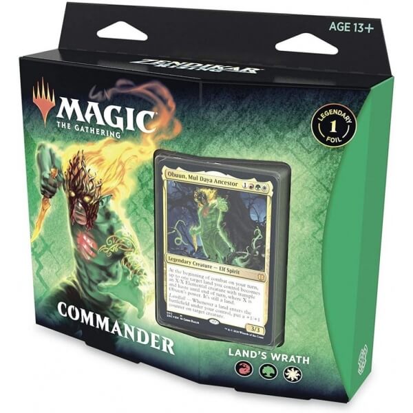 Wizards of the Coast Magic The Gathering: Zendikar Rising Commander Deck Varianta: Lands Wrath Obrázek
