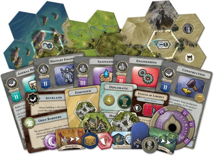 Fantasy Flight Games Civilization: A New Dawn - Terra Incognita Obrázek