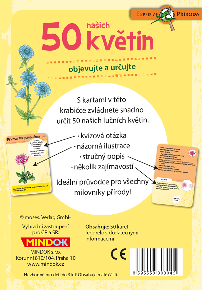 Mindok Expedice příroda: 50 našich květin Obrázek