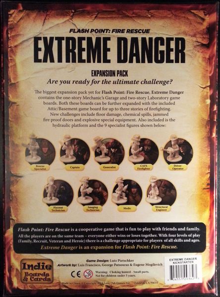 Indie Boards and Cards Flash Point Fire Rescue: Extreme Danger Obrázek