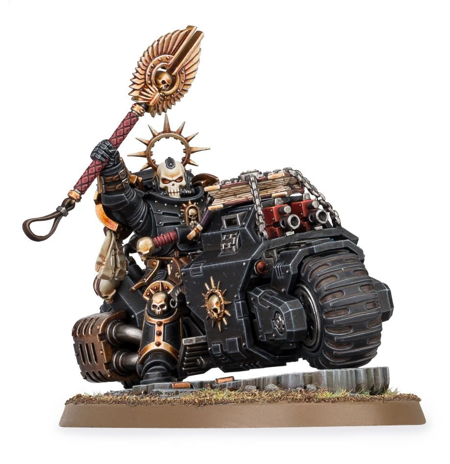 Games Workshop Space Marines: Primaris Chaplain on Bike Obrázek