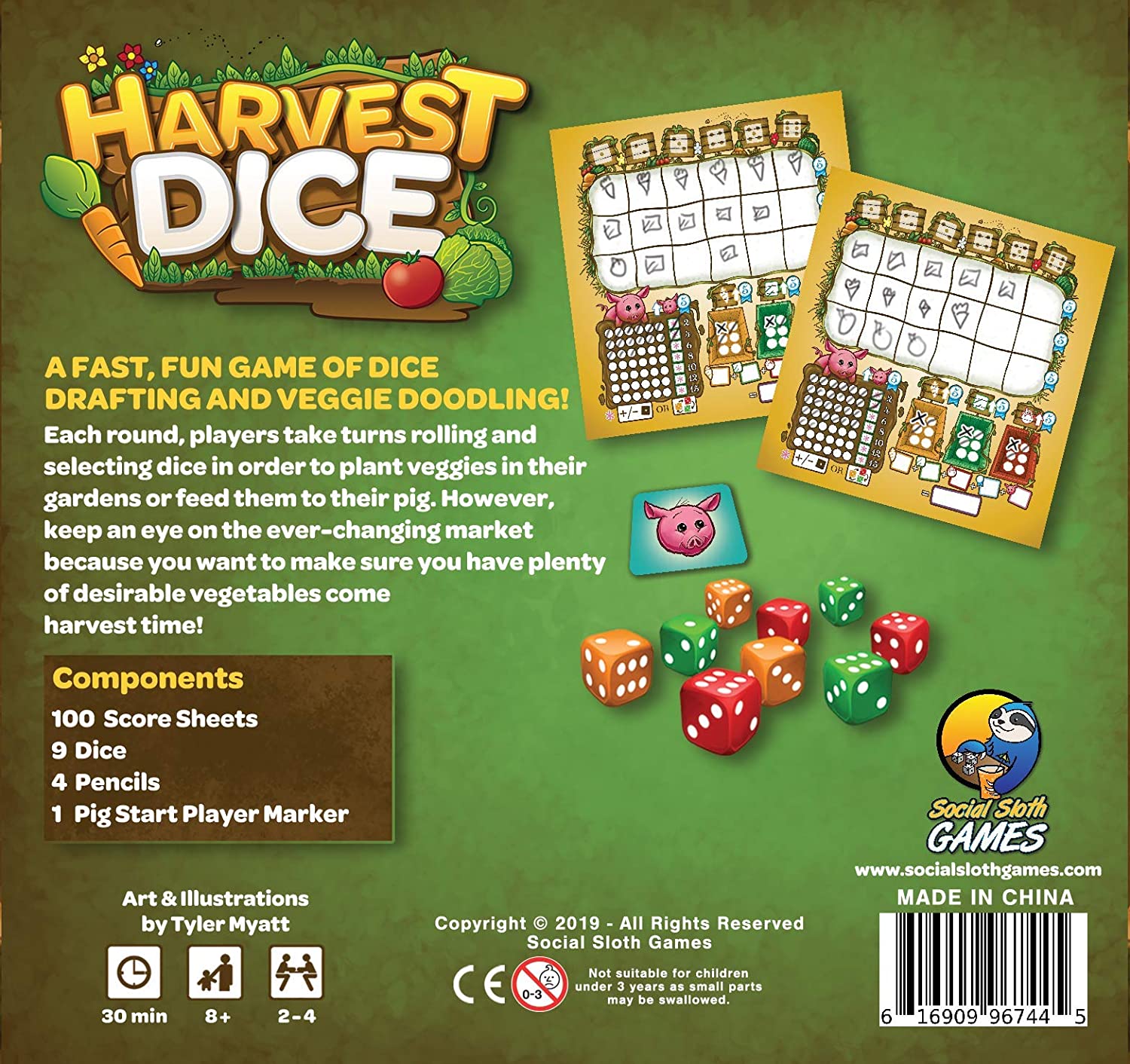Grey Fox Games Harvest Dice - EN Obrázek