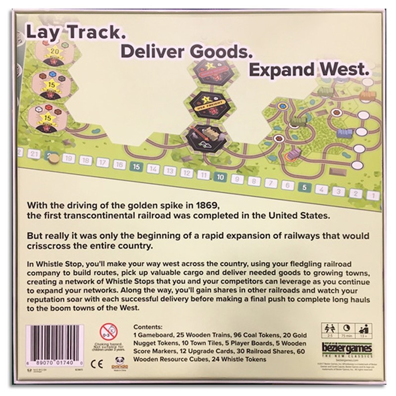 Bézier Games Whistle Stop Obrázek