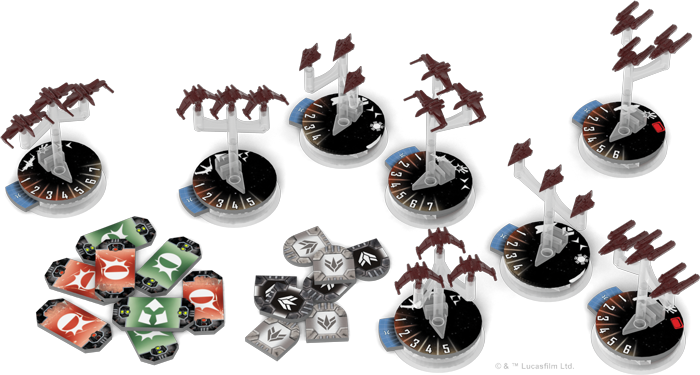 Fantasy Flight Games Star Wars Armada: Republic Fighter Squadrons Expansion Pack Obrázek