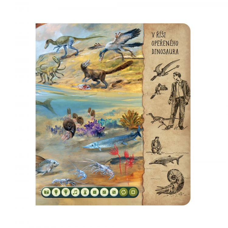 Albi Kniha Dinosauři Obrázek