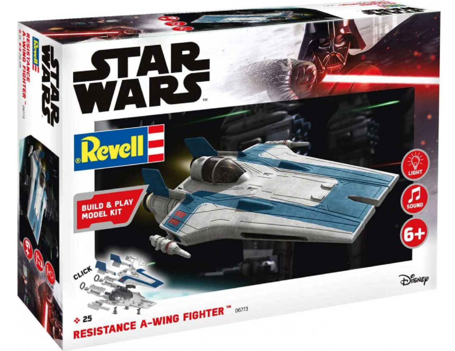 Revell Star Wars - Resistance A-wing Fighter, modrý Obrázek