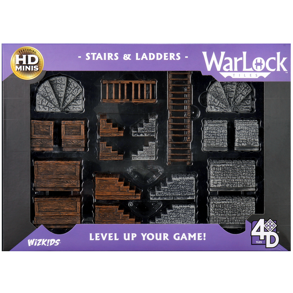 WizKids WarLock Dungeon Tiles: Stairs & Ladders Obrázek