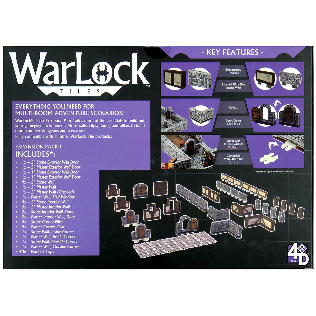 WizKids WarLock Tiles: Expansion Box I Obrázek