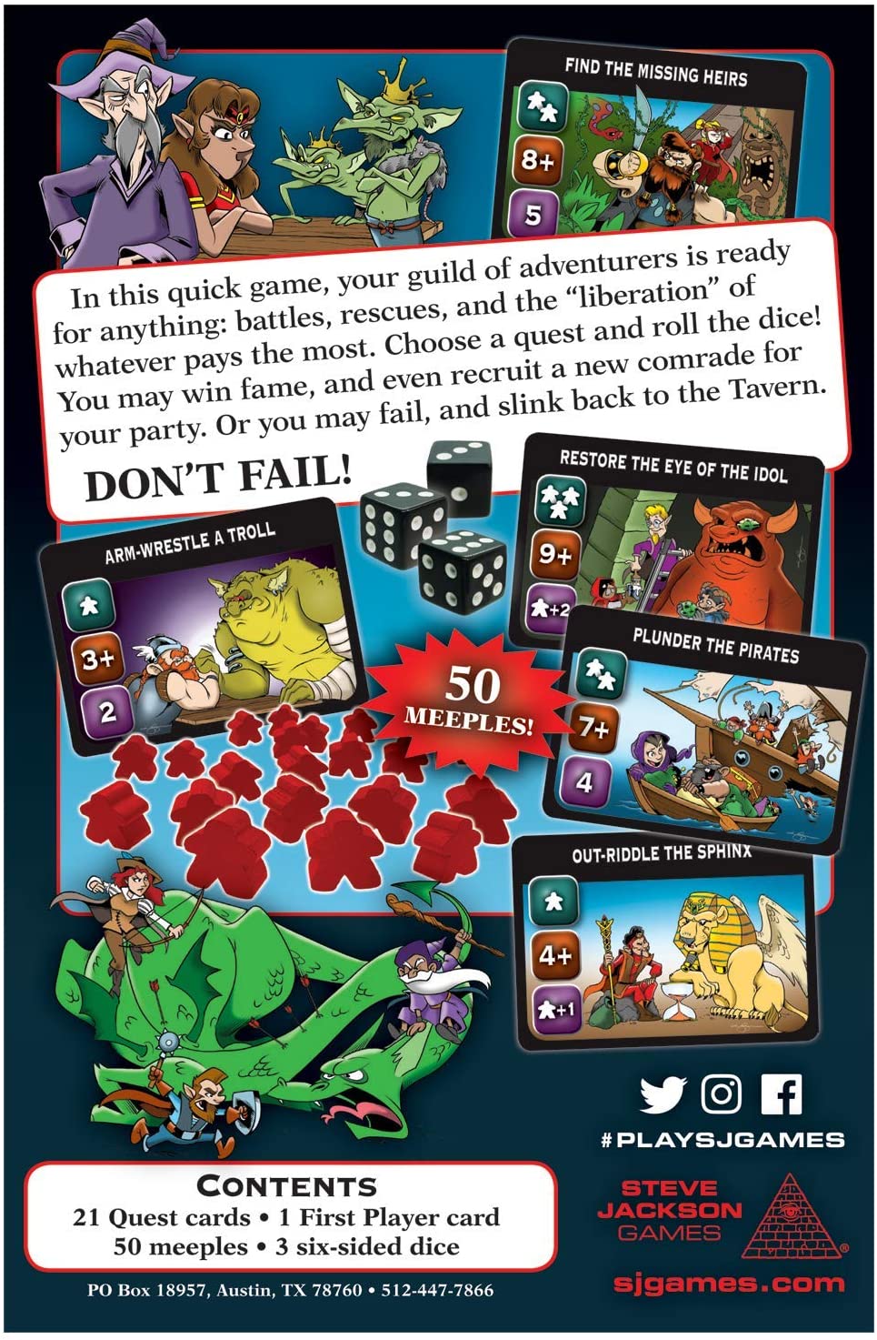 Steve Jackson Games Hack & Slash Obrázek